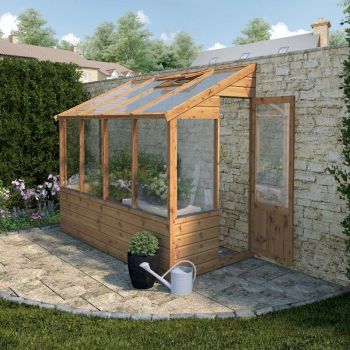 Mercia Traditional Lean To Greenhouse 8x4 image