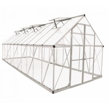 Palram - Canopia Balance 8x20 Extended Greenhouse - Silver image