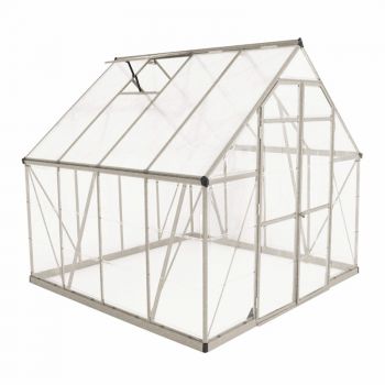 Palram - Canopia Balance 8x8 Greenhouse - Silver image