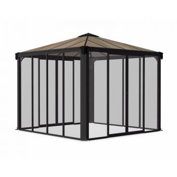 Palram - Canopia Gazebo Ledro 3000 Closed Grey image