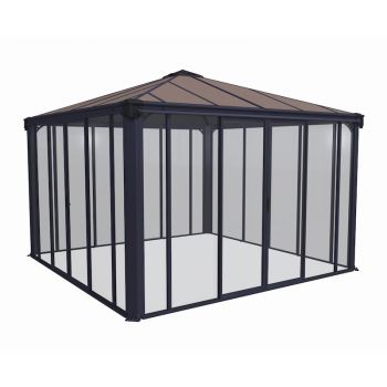 Palram - Canopia Gazebo Ledro 3600 Closed Grey image