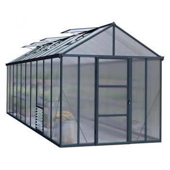 Palram - Canopia Glory 8x20 Greenhouse - Grey image