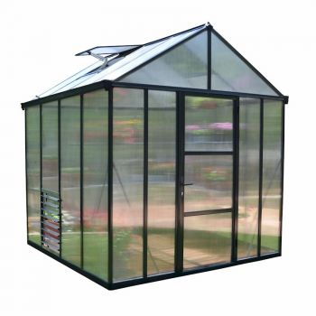 Palram - Canopia Glory 8x8 Greenhouse - Grey image