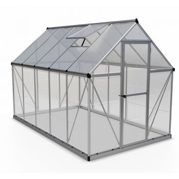 Palram - Canopia Hybrid 6x10 Greenhouse - Silver image