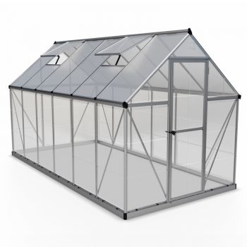 Palram - Canopia Hybrid 6x12 Greenhouse - Silver image