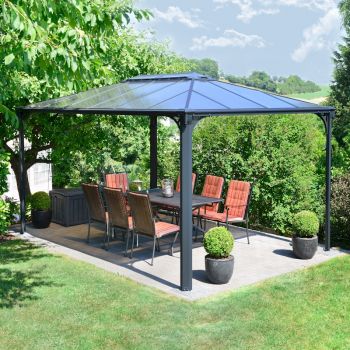 Palram - Canopia Martinique 4300 Garden Gazebo Grey Bronze image