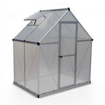 Palram - Canopia Mythos 6x4 Greenhouse - Silver image