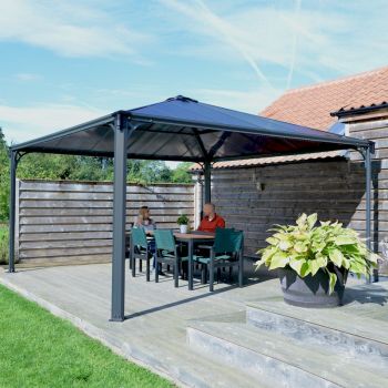 Palram - Canopia Palermo 4300 Garden Gazebo Grey image