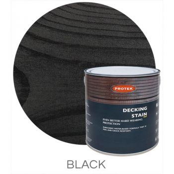 Protek Decking Stain - Black 2.5 Litre image
