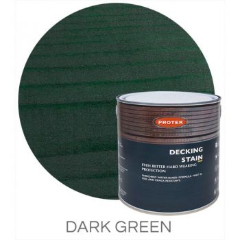 Protek Decking Stain - Dark Green 2.5 Litre image