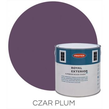 Protek Royal Exterior Wood Stain - Czar Plum 1 Litre image