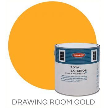Protek Royal Exterior Wood Stain - Drawing Room Gold 1 Litre image