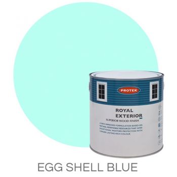 Protek Royal Exterior Wood Stain - Eggshell Blue 1 Litre image