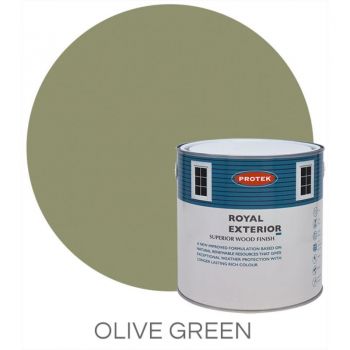 Protek Royal Exterior Wood Stain - Olive Green 1 Litre image