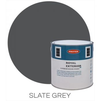 Protek Royal Exterior Wood Stain - Slate Grey 5 Litre image