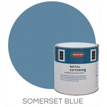 Protek Royal Exterior Wood Stain - Somerset Blue 1 Litre image