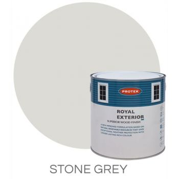 Protek Royal Exterior Wood Stain - Stone Grey 1 Litre image