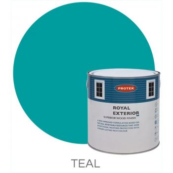 Protek Royal Exterior Wood Stain - Teal 5 Litre image