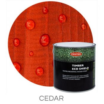 Protek Timber Eco Shield Treatment - Cedar 1 Litre image