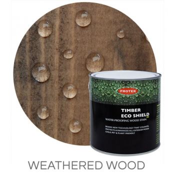 Protek Timber Eco Shield Treatment - Weathered Wood 1 Litre image