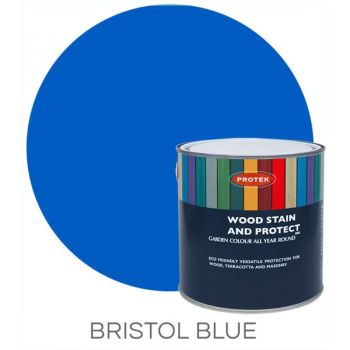 Protek Wood Stain & Protector - Bristol Blue 1 Litre image