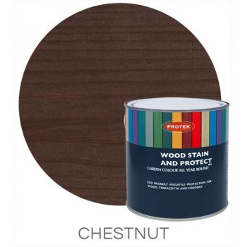 Protek Wood Stain & Protector - Chestnut 1 Litre image