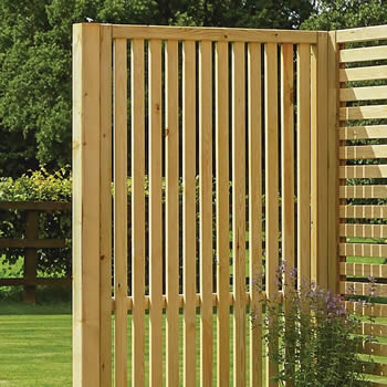 Rowlinson Garden Creations Vertical Slat Screen - 2 Pack image