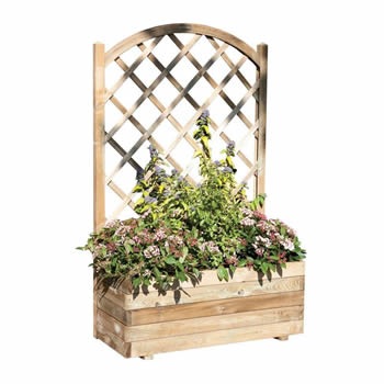 Rowlinson Rectangular Planter & Lattice image