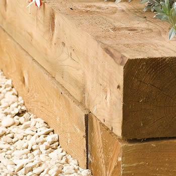 Rowlinson Timber Blocks 1.8m - 2 Pack image