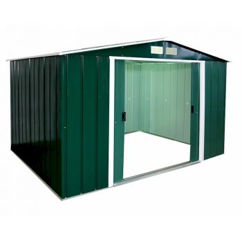 Sapphire Apex 10x8 Green Metal shed image