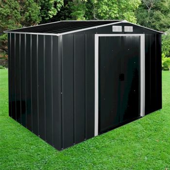 Sapphire Apex 8x6 Anthracite Metal shed image