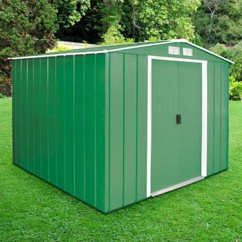 Sapphire Apex 8x8 Green Metal shed image