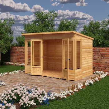 Shire Alora 10x6 Overlap Pent Summerhouse image