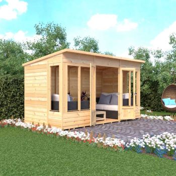 Shire Alora 12x6 Overlap Pent Summerhouse image