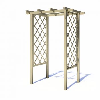 Shire Arch Trellis Pergola 4x3 image