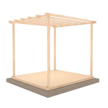 Shire Ivy Pergola Kit 8x8 with Decking image