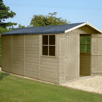 Shire Jersey Pressure Treated Shed 13x7 image