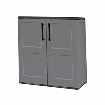 Shire Plastic Mid Storage Cupboard with Shelf image