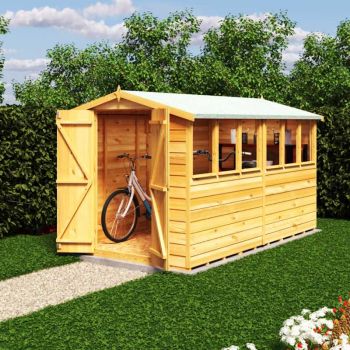 Shire Overlap Garden Shed 10x6 with Double Doors image