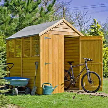 Shire Overlap Garden Shed 7x5 with Double Doors image