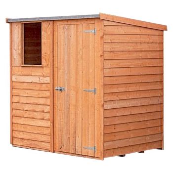 Shire Overlap Pent Garden Shed 6x4 image