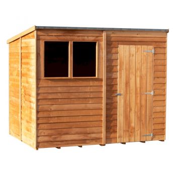 Shire Overlap Pent Garden Shed 8x6 image