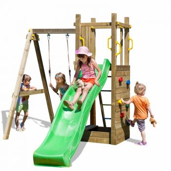 Shire Rumble Ridge Rock Wall Climber With Single Swing image