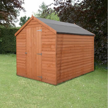 Shire Value Overlap Apex Shed 8x6 image