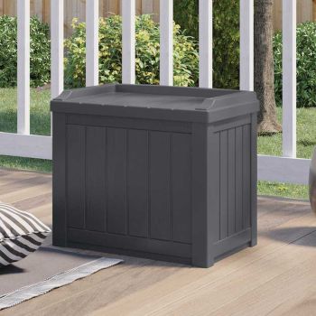 Suncast Florida 83L Storage Box - Cyberspace Grey image