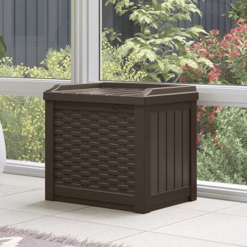 Suncast Georgia 83L Storage Box - Java Brown image