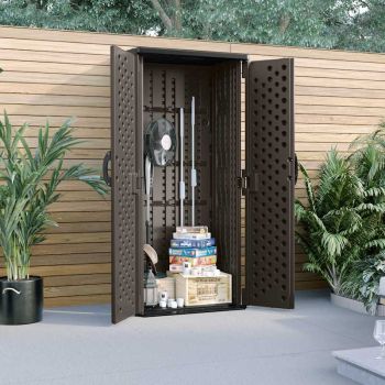 Suncast Mannington Storage Cabinet - Stone Grey image