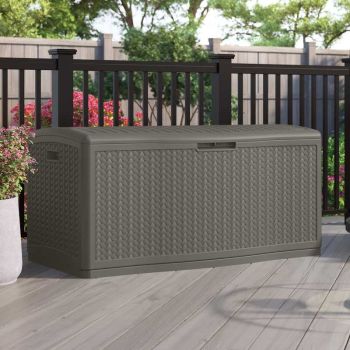 Suncast Minnesota 469L Storage Box - Stone Grey image