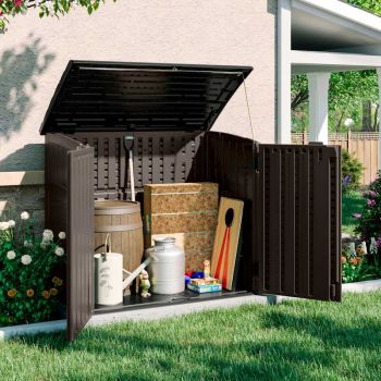 Suncast Stow-Away Store - Stone Grey image