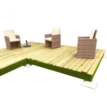 Swift Deck Complete Corner Decking Kit 4.75m x 4.7m image